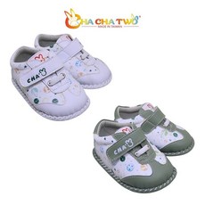 【熱銷Top1-限時下殺】【恰恰兔】經典寶寶學步鞋 【23123星球白/星球綠】台灣手工製 真皮鞋墊 吸汗不悶熱