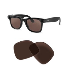 레이밴 Meta Wayfarer RW4006 및 Gen 2 RW4012 레귤러 (50-22)용 교체 편광 렌즈 Rw4006(50mm)-편광 그레이