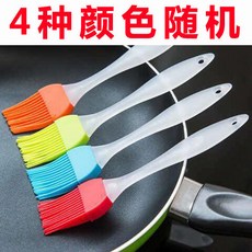 耐高溫硅膠燒烤油刷子 烘焙工具 蛋糕麵包煎餅刷, 1個, 單衹裝