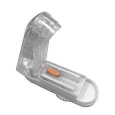 護立康 多顆切藥器CT008，寵物切藥器，安全材質，精準分藥，方便攜帶, 1個, 清透白