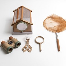 곤충채집통 세트 자연관찰 잠자리채 감성 채집통 케이지 생일선물, 2. 세트1(사진참조)