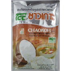 태국 차오코 코코넛 밀크 파우더 / Thai Chaokoh Coconut Milk Powder, 60g, 1개