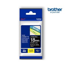 *정품* [ 브라더 ] 라벨테이프, 1개, TZe-345 [18mm 검정/백색글씨]