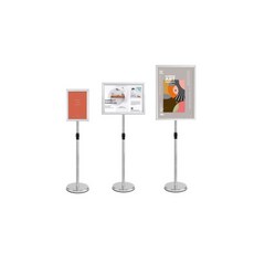 입간판 배너 거치대 포스터 스탠드 A3 실버