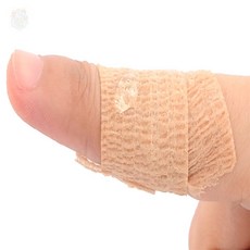 뜬구름디자인 스포츠 자가점착 압박붕대 중형 5cm 종아리테이핑, 블랙