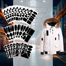 패딩 수선 패치 수선용품 DIY패치 코트보수 의상리폼 의류보수 패브릭패치, 아이보리(A타입)