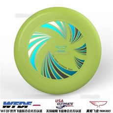 夏之星 嚴選 WFDF翼鯤Yikun專業極限飛盤 175g比賽團隊飛盤 戶外運動飛碟送袋, 極浪薄荷綠, 1個