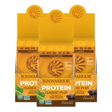 SUNWARRIOR 蛋白粉隨身包 巧克力味 17g, 3盒, 12 件