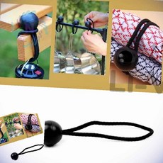 볼타입 스트레치코드 방울걸이 캠핑로프 탄성끈