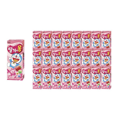 남양유업 딸기에몽 (멸균) (), 24개, 180ml