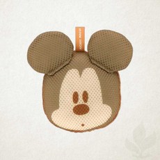 스케이터 바디 스펀지 미키마우스 캐릭터 욕실 목욕용품 거품망 1개입, 1