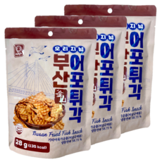 한진식품 추억의 부산 어포 튀각, 3개, 28g