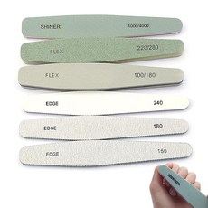 DACAIFH 네일 파일 세트 연마 도구 네일 파일 EVA 스폰지 파일 네일 폴리싱 블록 샌드페이퍼/양면 디자인 초보자용 물세탁 가능 젤네일 전용 150 180 240 100/18