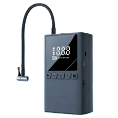 HELLOLEIBOO 무선 전동 휴대용 에어펌프, 블랙, 1개