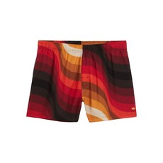 오스클렌 이파네마 웨이브 패턴 스윔 쇼츠, 레드계열+블랙계열