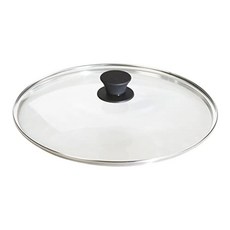롯지 라운드 강화 유리 리드 냄비뚜껑 클리어, 1개, 30.5cm