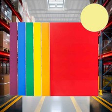 단면칼라보드롱 연노랑 290x440 폼보드 모형재료 인테리어 색칠 광고 표시물