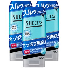 석세스 약용 면도 젤 프레쉬 타입 180g×3개 세트, 180g