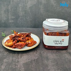 국내산 연평도 양념게장 손질 꽃게 매콤한 밥도둑, 500g, 1개