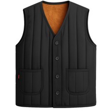 온리코 방한 융털 패딩 조끼