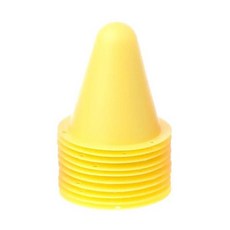 멀티칼라콘 축구 훈련 10 개 스케이트 마커 롤러 장비 마킹 컵 드롭 45, Yellow