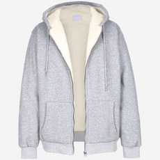 OVER NINE 男款刷絨連帽拉鍊外套