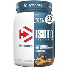 다이마타이즈 ISO100 유청 단백질 분말 분리주 초콜릿 땅콩버터 25g 5파운드 BCAA 5.5g 120칼로리 미만 글루텐 프리 지방 1g 설탕 탄수화물 2g (7, 1개