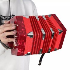 BLAZEFINE 앵글로 콘서티나 당기기 아코디언 초등 육각 연주 성인 노트 밀기에 다른, 20Key d