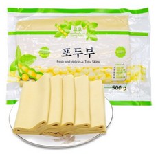 홍홍 중국식품 국내생산 냉장 진공 건두부 포두부, 3개, 500g