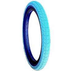 I.H BMX INNOVA BMX STREET TIRE BMX街道外胎 藍綠 地板車/單速車/場地車/滑步車適用, 藍綠色/黑邊, 1個