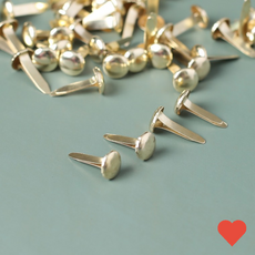 올몰 골드 할핀 15mm 40개입 사무용핀 게시판핀 문서고정