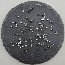 비즈톡 [SVP-82-02]순은볼 실버볼 2.5mm (내경0.8mm) 실버925 OR 1개
