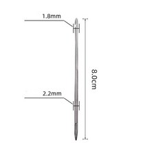 수리 구리 핸들 도구 W/나일론 가죽 DIY 키트 실 세트 신발 바느질 캔버스 송곳 텐트 바늘, 레드계열, 한개옵션1