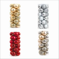 크리스마스트리볼 세트 24개입 트리장식 오너먼트 986000ea (개), 샴페인