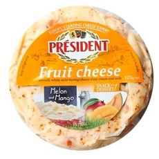 에스비에스코리아 프레지던트 과일치즈 멜론앤망고, 125g, 2개