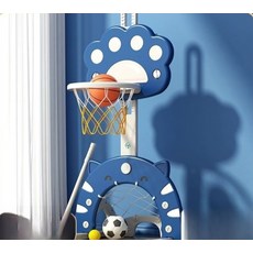 더류현 다용도 실내용 유아 농구 축구 골대, 1개, 그레이화이트 3-in-1 A