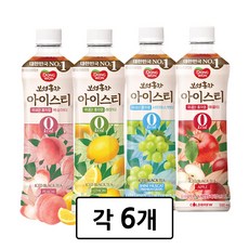 [4종모음][동원] 보성홍차 아이스티 제로 500ml (복숭아+레몬+애플+샤인머스캣), 24개