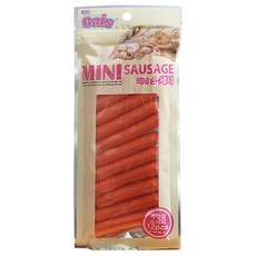 고양이 간식 캔 미니소세지 (게맛살)12P 고양이사료, 연어, 108g, 1개