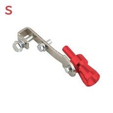 범용 자동차 오토바이 배기 파이프 테일 스팀 휘슬 소음 변압기 터빈 터보 사운드 시뮬레이터 도구, 4)S-red