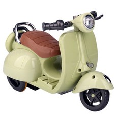 鵡月天 鸚鵡特技摩托車玩具, 綠色, 1個