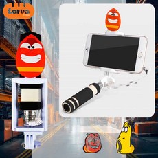 셀카봉 미니 셀카봉 레드 휴대용셀카 휴대폰조명 유튜브조명셀카 핸드폰 셀카용품 셀카후레쉬