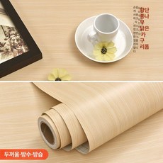 나나상점 나무결벽지 셀프 접착식 스티커 나무결 무늬 나무벽지 인테리어 벽지, 옐로우메이플