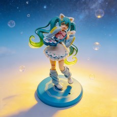 하츠네 미쿠 Fancy 판타지 버전 피규어 소녀 감성 데스크 장식 모델 선물