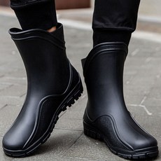 패션 남성 비오는날 캠핑 낚시 작업화 장화 레인부츠