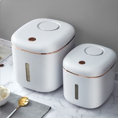 원터치 반 진공 쌀통 다용도 대용량 잡곡 쌀보관통, 1개