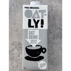 Oatly! Barista Mellow 燕麥飲 1L, 1個
