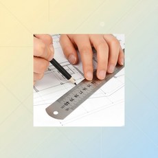 40cm 쇠자 철자 스틸 스텐 준비물, 1개