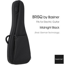 BASINER Brisq 일렉기타 가방 Midnight Black 바시너 일렉기타 케이스, 1개