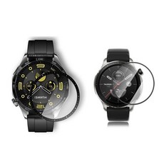 【自動定位熱彎膜】華為 Huawei Watch GT 5 41MM 46MM 專用軟膜 手錶保護貼, 1個, GT5 46MM