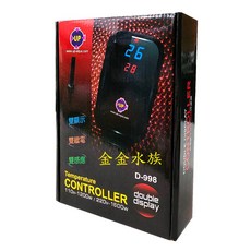 台灣UP雅柏 全電壓雙迴路控溫器 雙顯示雙繼電雙感應 加溫 加熱 自動斷電, D-998控溫主機(無石英管)